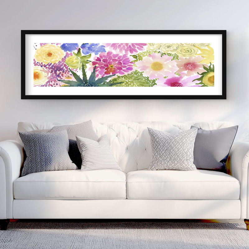 Ensemble de fleurs exotiques mauves