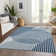 Premium Machine Washable Corum AMF1001 Circles Rug