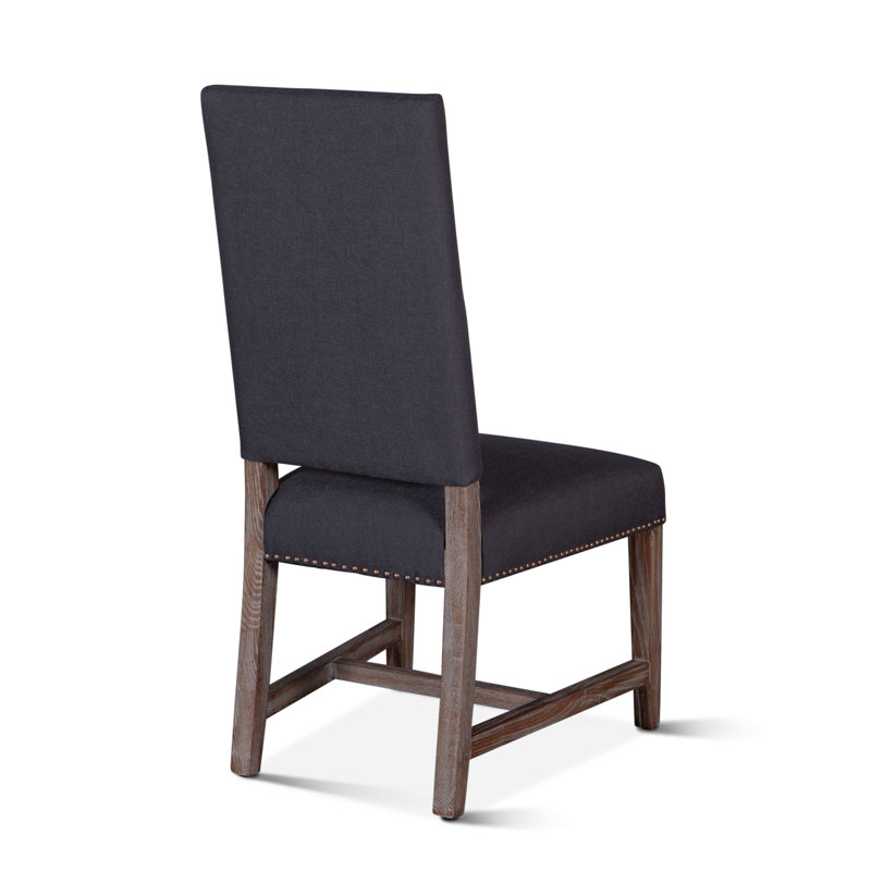 Dani Upholstered Dining Chair, Dark Gray