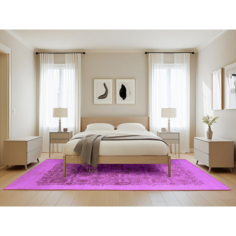 Washable Oriental Indoor Rug, Rectangle 5' x 8'