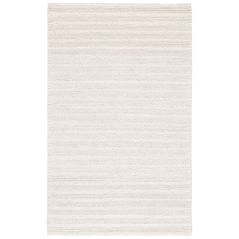 Sestina Handmade Flatweave Ivory Area Rug, Rectangle 2' x 3'
