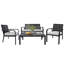 Ensemble repas 4 personnes 38,58 "avec coussins Reding-125479600-125479601
