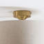 Linen Flush Mount-545699807