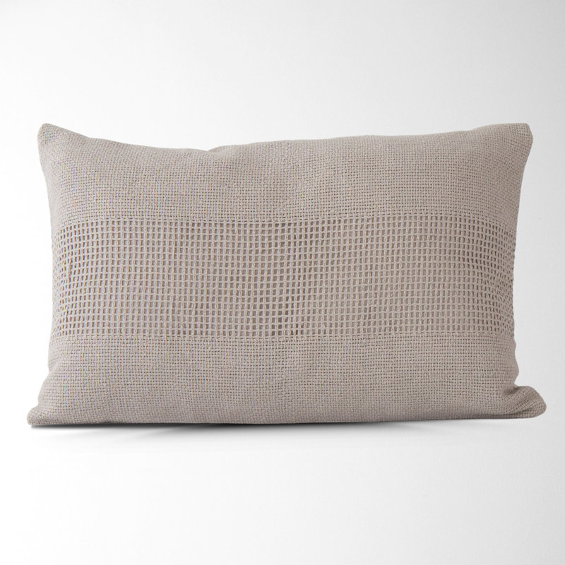 Cotton Pillow Cover, Oyster