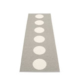 Vera Polka Dots Area Rug in Black/Off-White