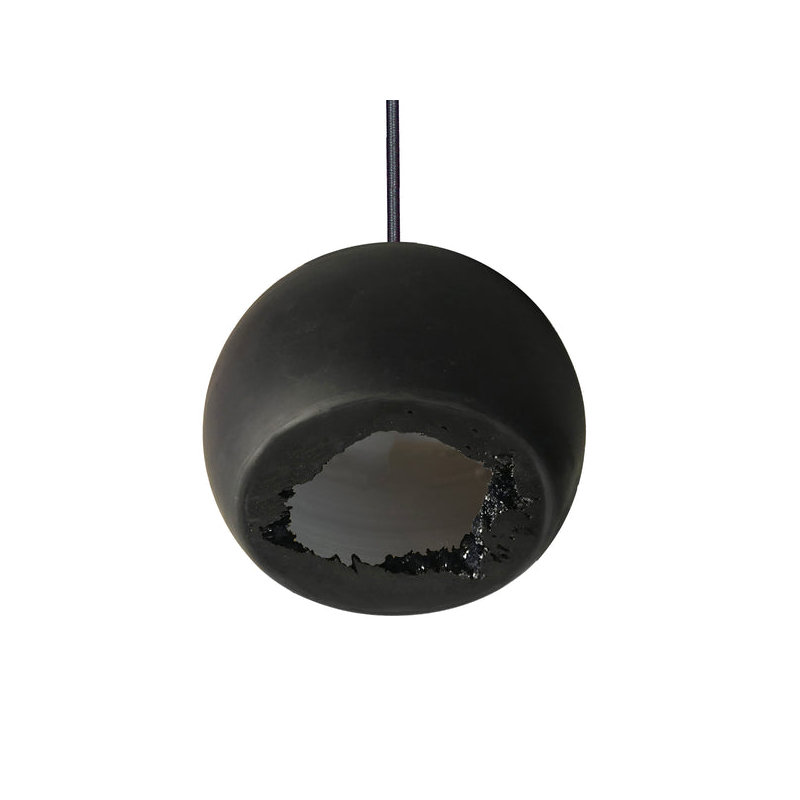 8 - Light Chandelier, 48" H x 24" W x 24" D, Black, Matte Black