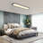 Deshunda 1 - Light 55.11" Acrylic LED Dimmable Flush Mount-1961804097