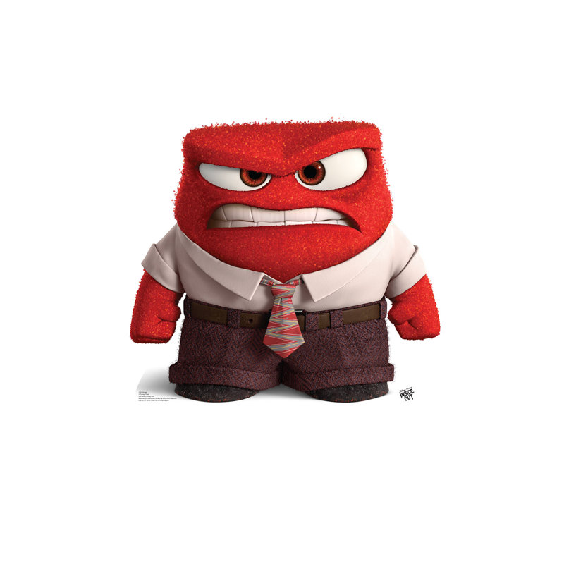 Disney Pixar Inside Out Anger Cardboard Standup