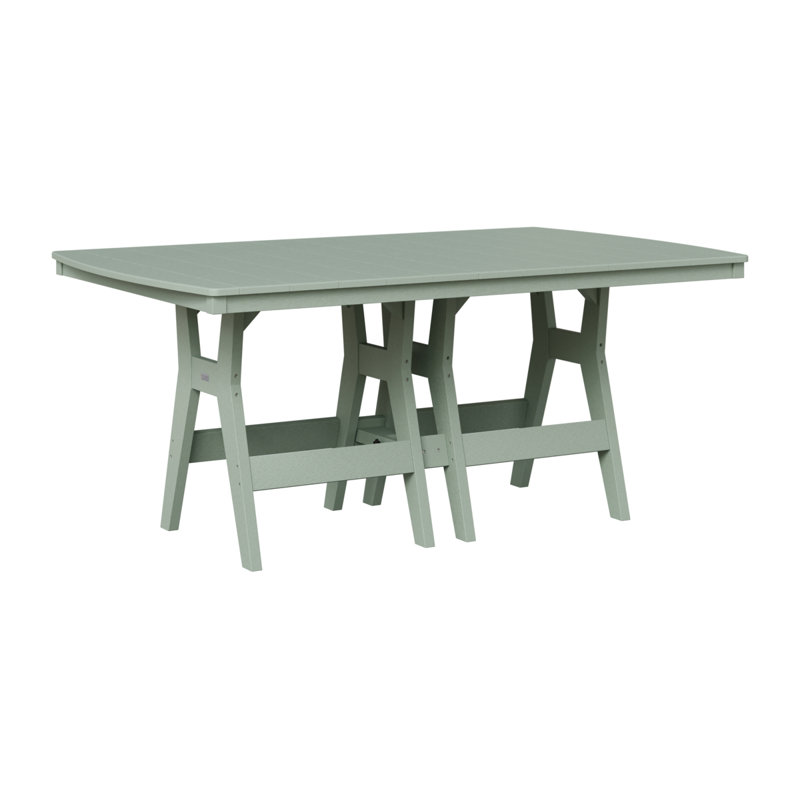 Table rectangulaire à hauteur de comptoir 72 po Berlin Gardens Harbor, Écume de mer, écume de mer