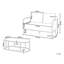 MONTEFALCO 2 - Person Garden Lounge Set with Cushions