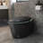 Smart One-piece Toilets, Ceramic Black, Modern Auto Features For Home