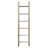 76 Inch 6-Tier Solid Wood Blanket Ladder Natural Handcrafted Towel Ladder for Bathroom, Living Room, Bedroom