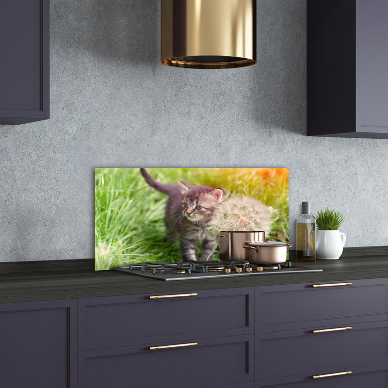 Lureta 50cm W x 100cm L Glass Peel and Stick Panel