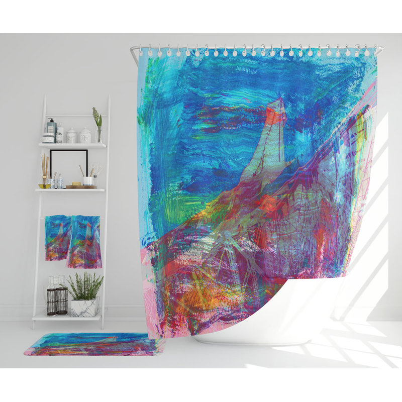 Natani Polyester Shower Curtain Set