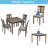Elegant 5-piece Wooden Dining Table Set