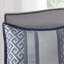 Ensemble d'édredon 7 pièces jacquard bleu marine-117539203