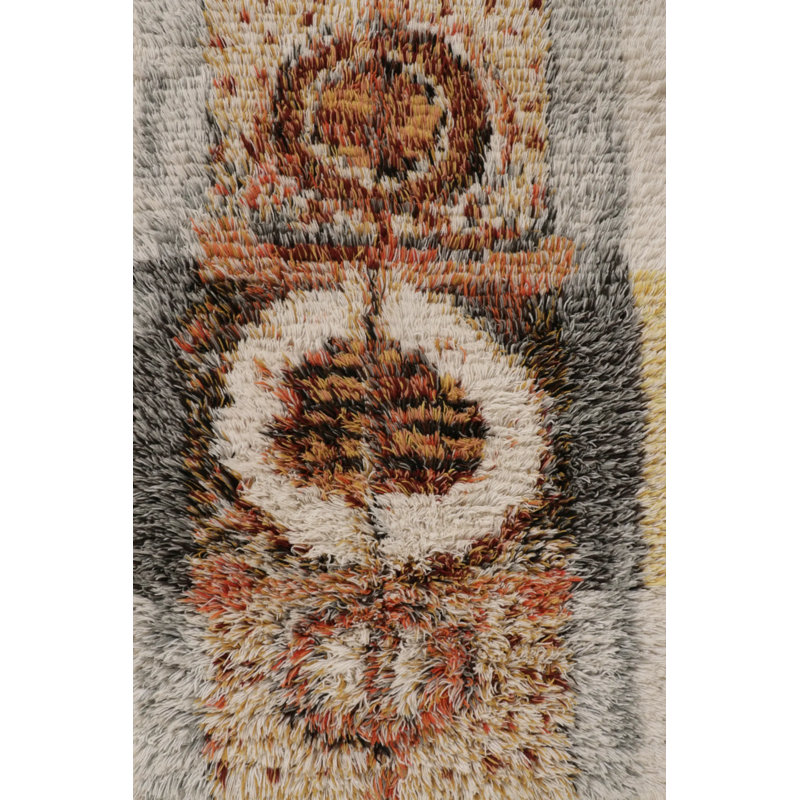 Vintage One-of-a-Kind 3'5X4'7 Hand Knotted Area Rug