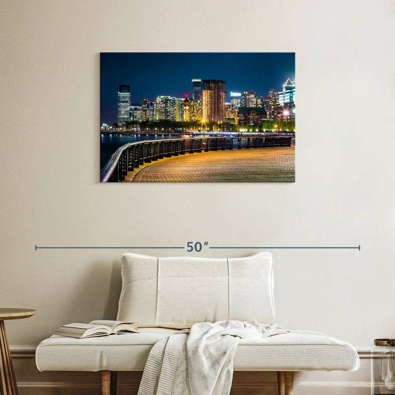 Nicci Night In New Jersey, 24" H x 36" W