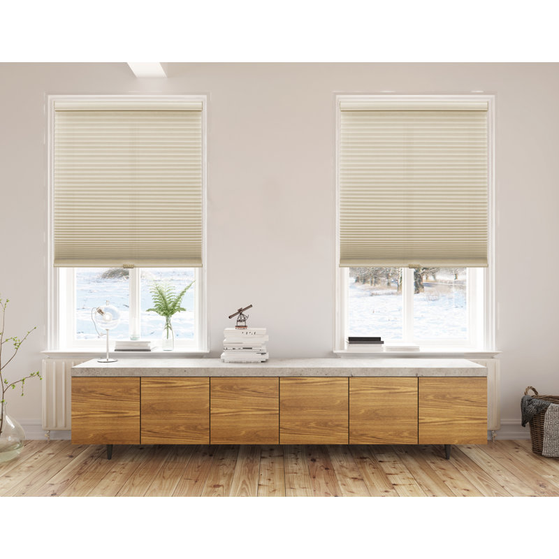 Store cellulaire occultant sans cordon, Ivoire, L 47 po x L 72 po
