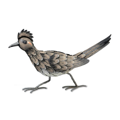 Roadrunner Statue Metal Garden Statuary