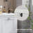 Tilt-Out Laundry Sorter Bathroom Cabinet, White - Spacious Storage For Towels & Accessories Construction, Water- Core Toppling 30" W X 16.1" D 27.5" H Cabinet Ample Space , To Damage 30"W 16.1"D