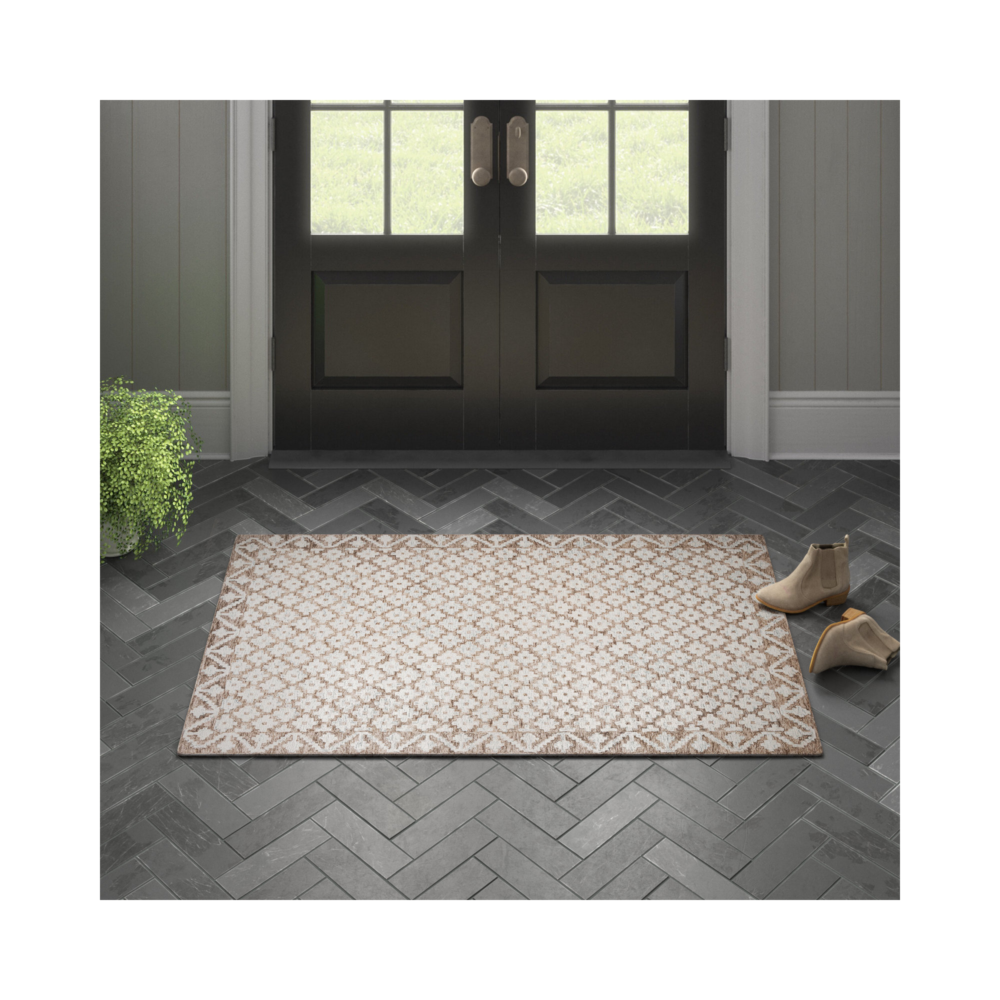 Heath Handmade Rug, Rectangle 3' x 5'