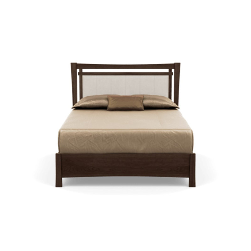 Monterey Upholstered Storage Bed, Smoke Cherry, Onyx, California King