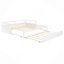 Lit de jour extensible avec couchette, lit de jour en bois avec couchette-396858145