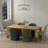 Imogen Solid Wood 86" Rectangular Dining Table