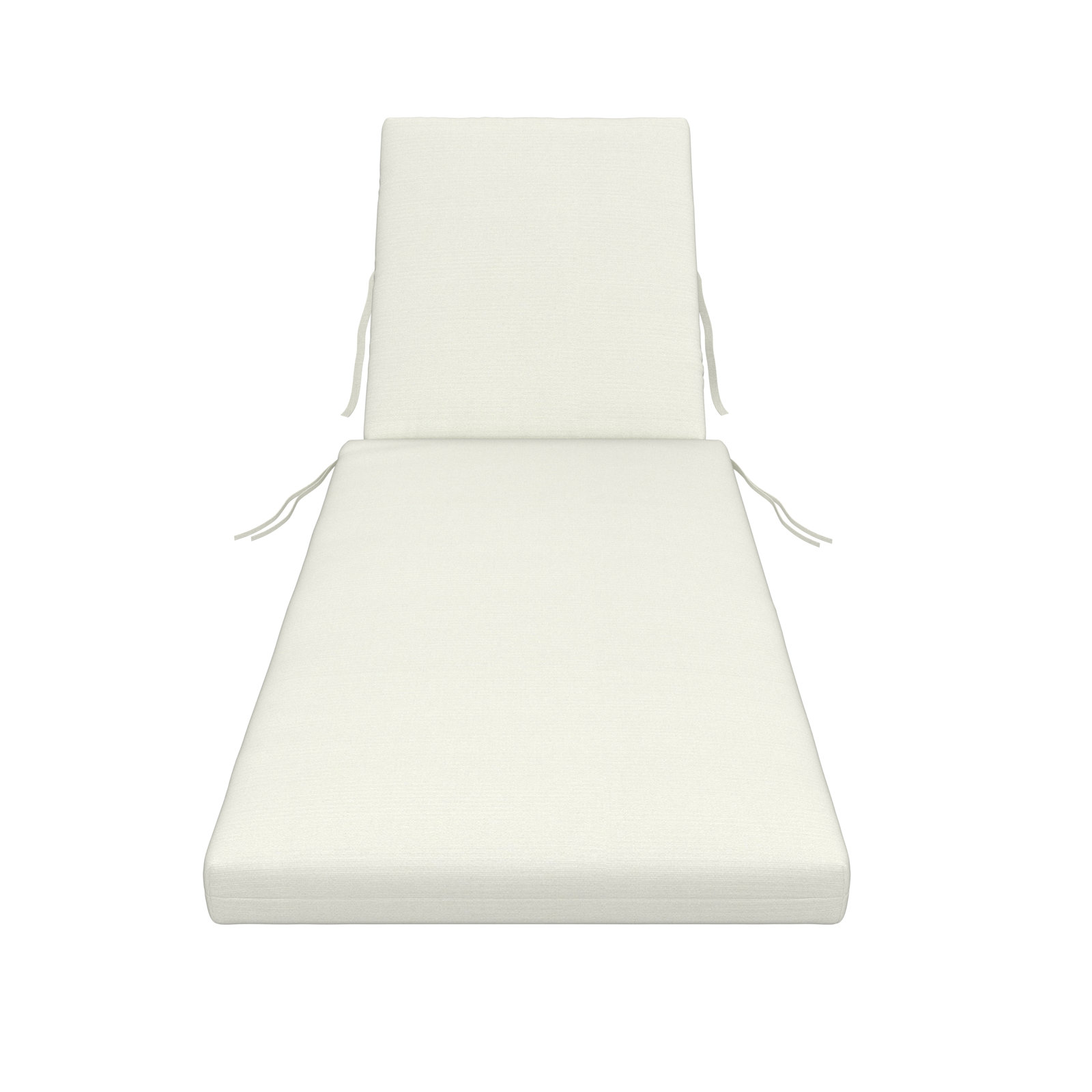 Outdoor Sunbrella® Chaise Lounge Cushion, 3.5" H x 25" W x 47"D, Canvas Natural Sunbrella® Canvas
