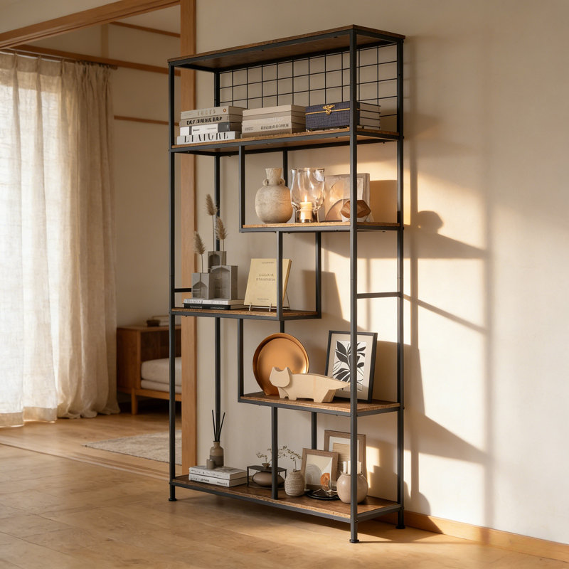 180cm H x 100cm W Metal Bookcase