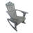 Outdoor Or Indoor Wood Adirondack Chair, Foldable