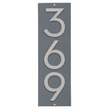 Floating 1-Line Wall Address Plaque