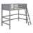 Solid Wood Loft Bed With Ladder-272117119