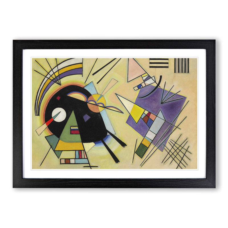 Wassily Kandinsky - Single Picture Frame Painting, Black