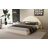 Unique Arched Boucle Bed With Small Table