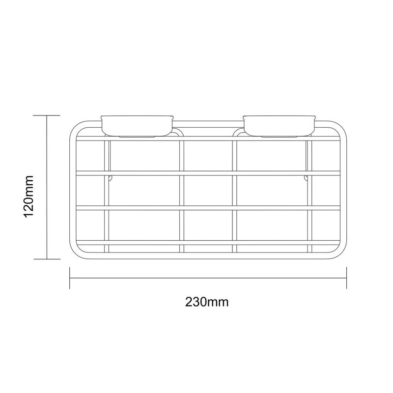 Abhinav Suction Shower Basket