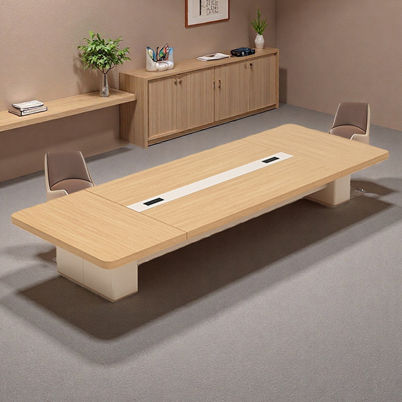 Table de conférence moderne et minimaliste haut de gamme, H 30 po x L 86,61 po x l 47,24 po
