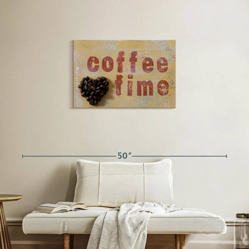 Tergel Coffee Time Typography, 20" H x 30" W