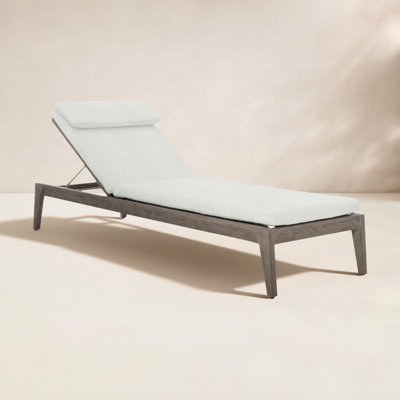 Ibiza Outdoor Teak Chaise Lounge