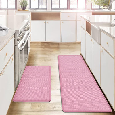 Ensemble de 2 tapis de cuisine anti-fatigue