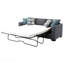 Canapé-lit modulaire rembourré gris Pacheco-1153293841