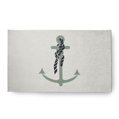 Tapis sauge à tissage plat Nautical Nights