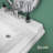 27'' W x 34.5'' H Pedestal Bathroom Sink Combo in White Vitreous China Rectangular Ceramic Vessel Basin with 3-Centerest Faucet Holes