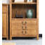 27.56" Brown Standard Solid  Wood Display & China Cabinets