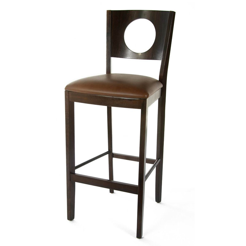 Tabouret de bar 30 po Carol, Noyer