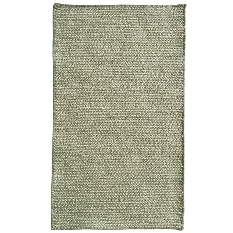 Tapis d'intérieur réversible 100% laine Madison, Perle, Rectangulaire 6 pi x 4 pi