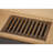 Curved wood fireplace for domestic heating