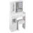 29.2" Small Size Left Drawer Desktop Vanity Table + Cushioned Stool-24651071