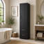 Armoire de rangement autoportante avec une porte et deux tiroirs, tablettes réglables-1636428410